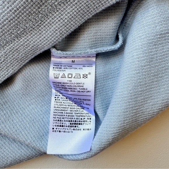 Banana Republic - Long Sleeve Crew Neck Waffle Tee in Blue - Picture 4 of 4